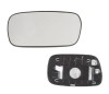 Geam oglinda exterioara cu suport fixare Toyota Corolla (E12), 01.2002-12.2003, Dreapta, incalzita; geam convex; cromat