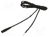 Cablu alimentare DC, cabluri, DC 5,5/2,1 soclu, negru, 3m, WEST POL - S21-TT-C075-300BK