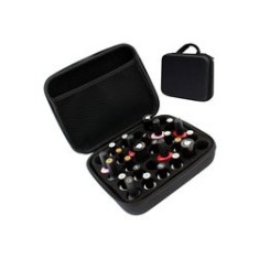 Organizator pentru oje, 30 compartimente, negru