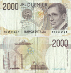 1990 , 2,000 lire ( P-115 ) - Italia foto