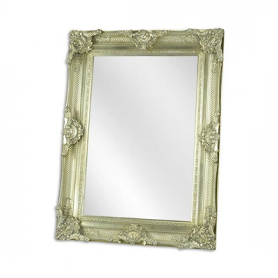Oglinda cu o rama argintie cu decoratiuni SM-1105 foto