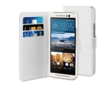 Husa Wallet Book HTC One M9 White BeHello