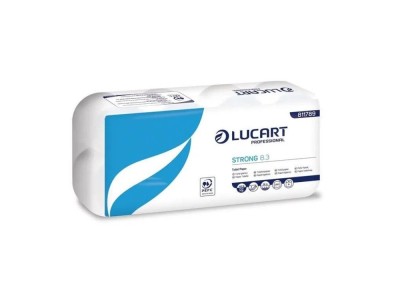 Hartie igienica Lucart Strong 8.3, 3 str, alba, 29 m/rola, 8 role/set foto