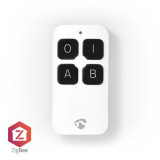 Telecomanda Smart ZigBee, 4 butoane, baterie inclusa, alb