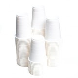 Cumpara ieftin Set 100 buc Pahare Unica Folosinta Albe, 200ml