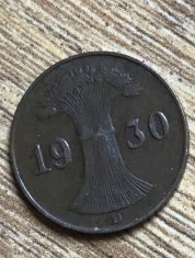 MNDSTR22 Germania 1 pfennig 1930 D