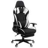 Scaun gaming OFF 296, spatar reglabil, stofa, robust, cadru polipropilena, mecanism de balans, perne reglabile, 100 kg