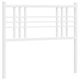 Cumpara ieftin Tablie de pat de schimb metalica, alb, 100 cm