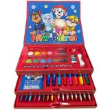 Set de colorat in cutie cu sertare, Paw Patrol, 31 piese