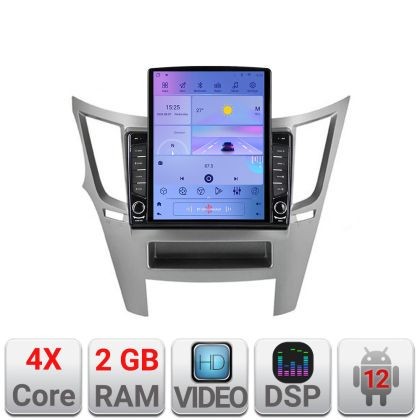 Navigatie Subaru Legacy 2010-2015 K-458 ecran tip TESLA 9.7&quot; cu Android Radio Bluetooth Internet GPS WIFI 2+32 DSP Qua CarStore Technology