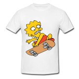 Tricou &quot; Lisa Simpson on skateboard &quot;
