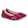 Balerini BIBI Renascence Rodie/pin 38 EU, Bordo, BIBI Shoes