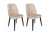 Set scaune (2 bucăți) Dallas Chair Set (2 Pieces), Bej, 50x90x49 cm