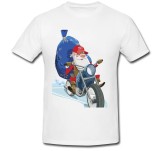 Cumpara ieftin Tricou &quot; Santa claus on a motorcycle &quot;