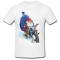 Tricou &quot; Santa claus on a motorcycle &quot;
