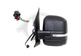 Oglinda usa exterioara MAN TGE, 11.2016-, VW CRAFTER, 02.2017-; (T6), 2017-, stanga, reglare electrica; carcasa neagra; cu incalzire; convexa; sticla
