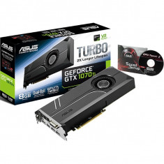 Placa video ASUS GeForce GTX 1070 Ti TURBO, 8GB DDR5, 256-bit, noua, garantie foto