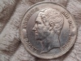 5 francs / franci 1853 Belgia, argint