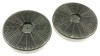 Filtru Carbon Activ Hota Cata 02859318, 16cm, 3cm - Set 2 Bucati - Compatibil Diverse Modele
