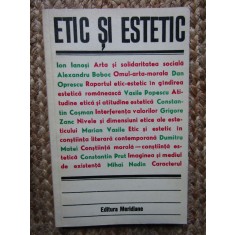 ETIC SI ESTETIC. STUDII DE ESTETICA SI TEORIA ARTEI-DUMITRU MATEI