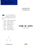 TSV - PLIANT DE PREZENTARE, FLORI DE STEPA, 1970 LP 719