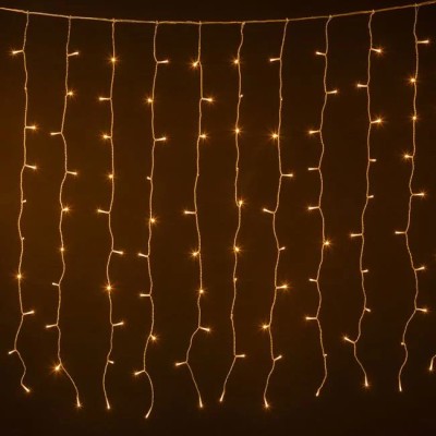Perdea cu 200 de Becuri LED cu Lumini Ritmice si Telecomanda 2.13x1.89 m foto