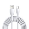 Cablu de date, USB A - USB tip C, lungime 1m, 3A, alb, Dactylion