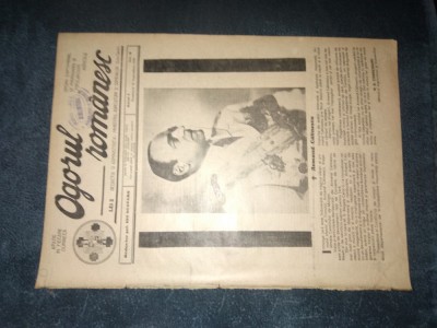 REVISTA OGORUL ROMANESC 24 SEPTEMBRIE 1939 MOARTEA LUI ARMAND CALINESCU foto