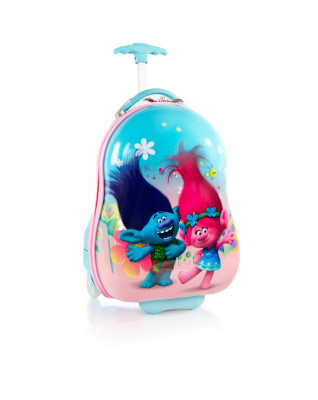 Troler copii de vacanta ABS,Trolls, 46 cm, Heys foto