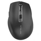 Mouse Serioux Flow 207, 1600 dpi, click silentios, ergonomic, negru