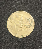 Moneda 20 dinari 1963 iugoslavia