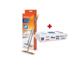 Pachet Promo Curățare: Mop MACROMAX + Lavete Umede SLEEPY Easy Clean (50 buc) - Curățare Uscată/Umedă, Pardoseli