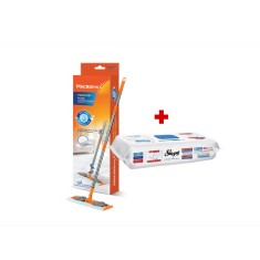 Mop curățare MACROMAX + Lavete umede SLEEPY