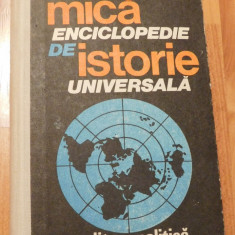 Mica enciclopedie de istorie universala de Horia C. Matei