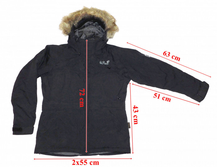 Geaca iarna Jack Wolfskin membrana Texapore dama marimea M