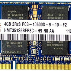 Memorii Laptop Hynix 4GB DDR3 PC3-10600S 1333Mhz HMT351S6BFR8C CL9