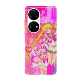 Husa compatibila cu Huawei Nova Y70 model Sailor Moon, Silicon, TPU, Viceversa, Transparent, Carcasa
