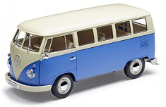 Macheta Oe Volkswagen T1 Samba Bus 1:18 Albastru 231099302ALRD foto