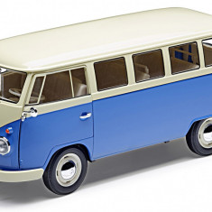 Macheta Oe Volkswagen T1 Samba Bus 1:18 Albastru 231099302ALRD