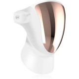 PALSAR7 Professional LED Mask White Gold mască de &icirc;nfrumusețare cu LED pentru față și g&acirc;t Cutie cadou 1 buc