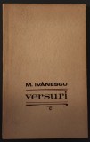 Cumpara ieftin (MIRCEA) M. IVANESCU - VERSURI (VOLUM DE DEBUT, EPL - 1968)