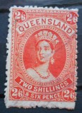REGINA VICTORIA QUEENSLAND COLONII BRITANICE, 2SH /6P