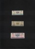 China set 3 cupoane alimentare 0.2+1+20 1982-83