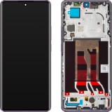 Cumpara ieftin Display cu Touchscreen Oppo Reno10 Pro, cu Rama, Mov (Glossy Purple), Service Pack 621029000058
