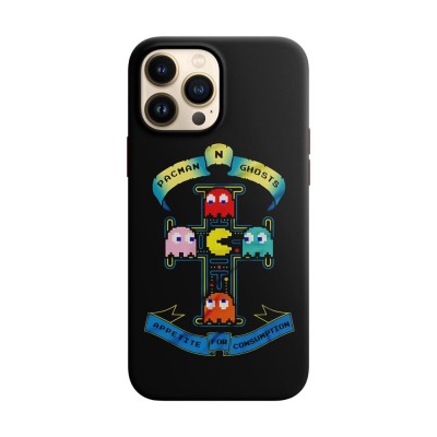 Husa compatibila cu Apple iPhone 12 Mini model Pacman N Ghosts,Silicon, Tpu, Viceversa foto