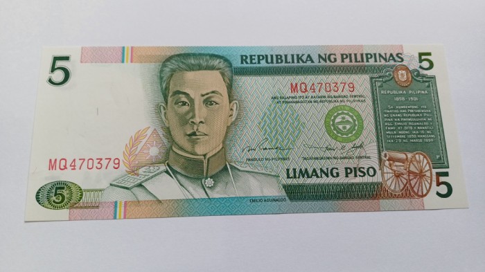 Filipine -5 Piso ND-UNC
