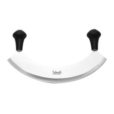 Cutit profesional semiluna pentru maruntit legume, lama 25 cm