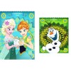 Frozen Fever Set Joaca Colorat Copii, Libris, 3+ Ani, 32 Imagini Regatul de Gheata: Anna, Elsa, Olaf, Sven, Kristoff. Carte Mare si Mini