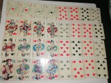 SET CARTI DE JOC VECHI PENTRU SEPTICA ETC..SALON PLAYNG CARDS