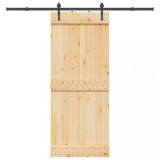Gossi usa glisanta cu set de feronerie 85x210 cm, lemn masiv de pin